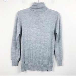 3.1 Phillip Lim Gray Wool/Cashmere Turtleneck